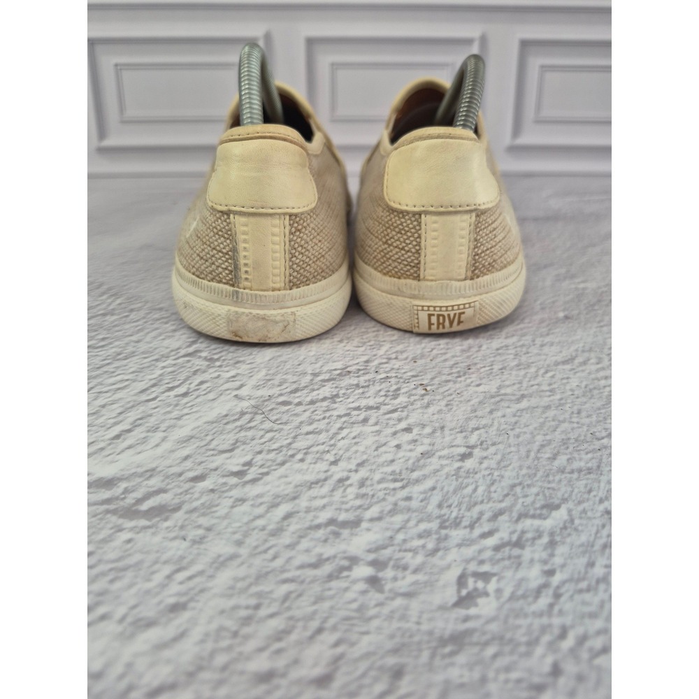 Frye Gia Canvas Slip On Sneakers Womens Size 11 M Beige 3470063 Coastal - Picture 5 of 13